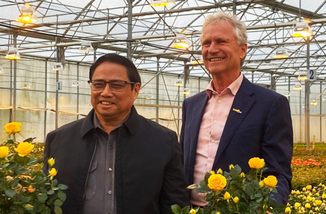 Thủ tướng Chính phủ Phạm Minh Chính ghé thăm Dalat Hasfarm tại Đà Lạt