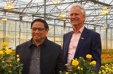 Prime Minister Pham Minh Chinh visited Dalat Hasfarm in Dalat city